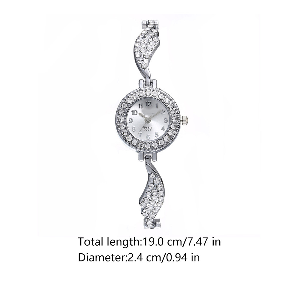 1Pcs Rhinestone Wing Design Wo - Luxury Watch Gift For Her ulasan dan harga