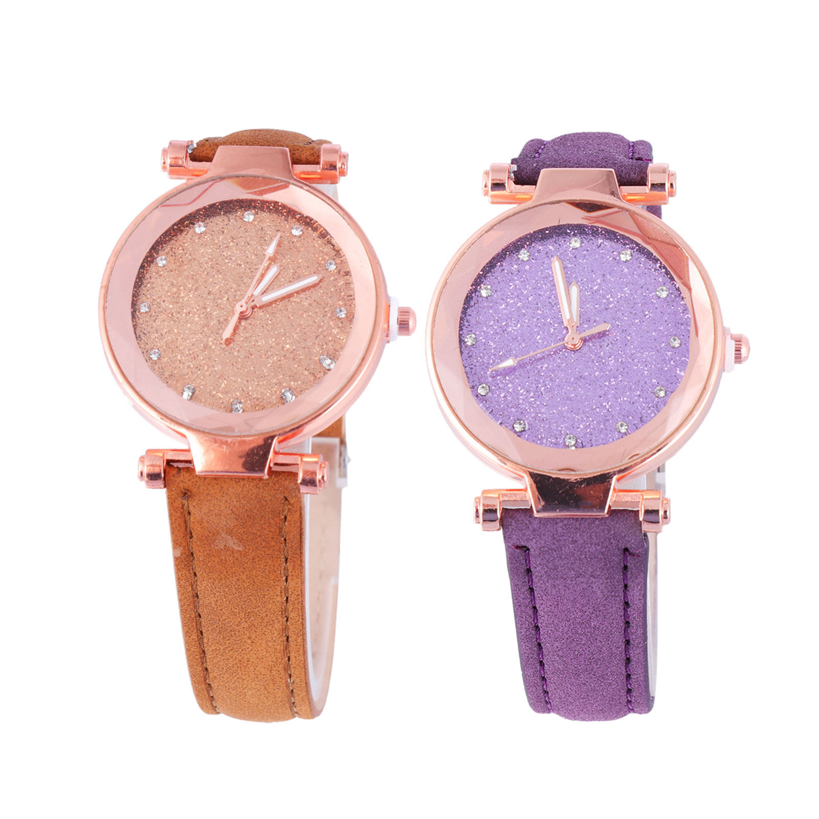 2Pcs Women Quartz Watch Design - Luxury Watch Gift For Her ulasan dan harga