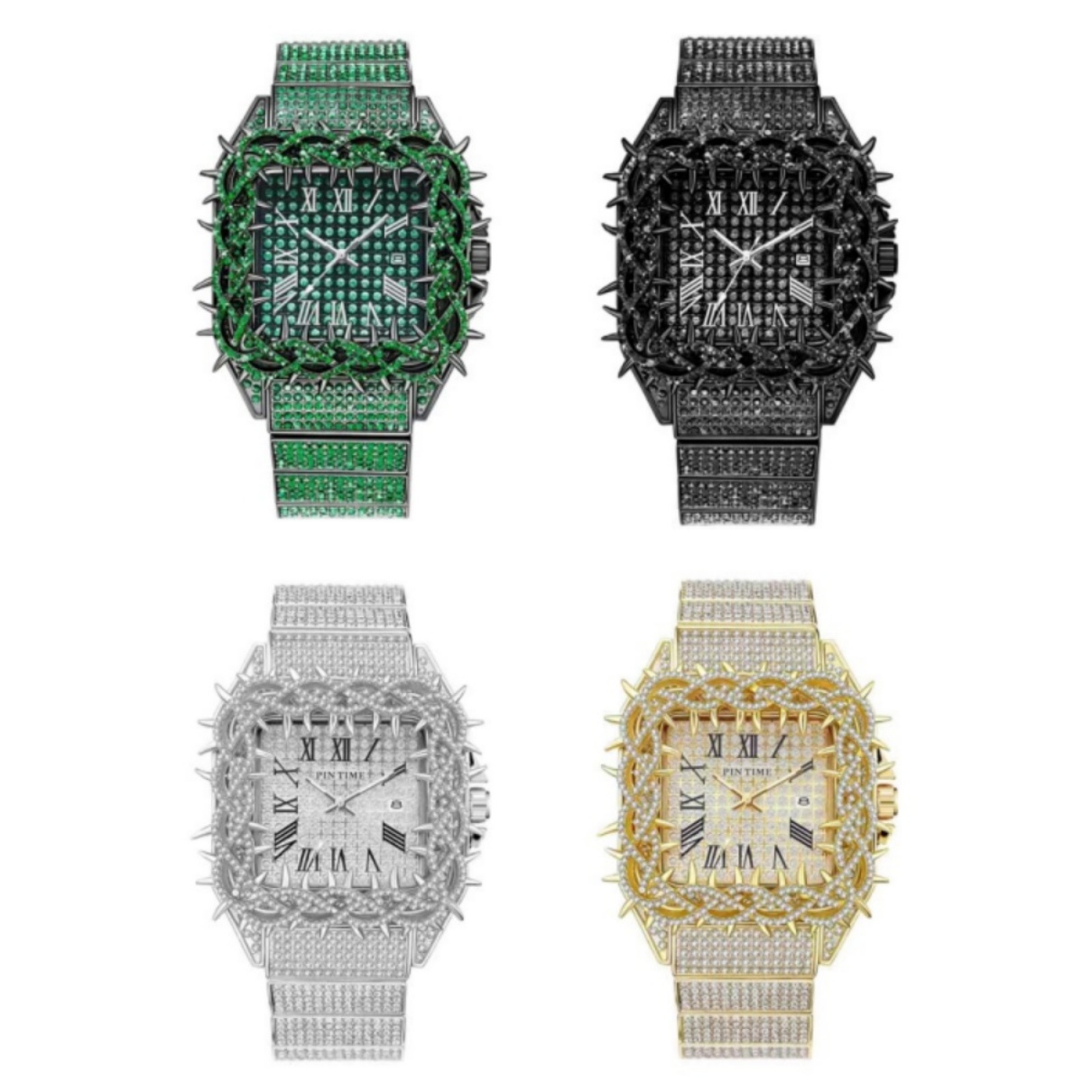 Iced Out Square Men Quartz Wat - Luxury Watch Iceberg ulasan dan harga